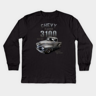 Chevy Classic 3100 Kids Long Sleeve T-Shirt